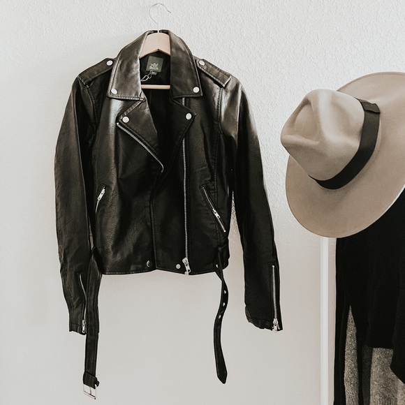 Target Jackets & Coats Leather Jacket Poshmark